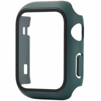 Zaščitni etui s kaljenim steklom za Apple Watch 42mm - temno zelena