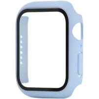 Mat etui s kaljenim steklom za Apple Watch 45mm - moder