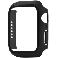 Zaščitni etui s kaljenim steklom za Apple Watch 41mm - črna