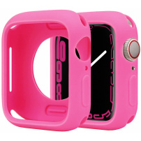 Zaščitni silikonski ovitek za Apple uro 38mm / 40mm - neon roza