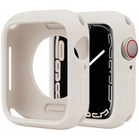 Zaščitni silikonski ovitek za Apple uro 42mm / 44mm - bež