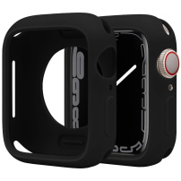 Zaščitni silikonski ovitek za Apple uro 45mm - črn