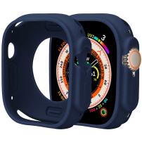 Zaščitni silikonski etui Apple Watch Ultra 49mm - temno moder
