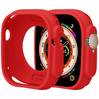 Zaščitni silikonski etui Apple Watch Ultra 49mm - rdeč