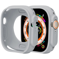 Zaščitni silikonski etui Apple Watch Ultra 49mm - siv