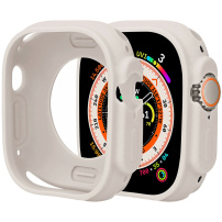 Zaščitni silikonski etui Apple Watch Ultra 49mm - bež