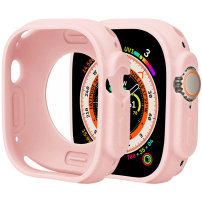 Zaščitni silikonski etui Apple Watch Ultra 49mm - roza