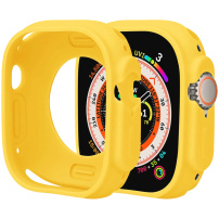 Zaščitni silikonski etui Apple Watch Ultra 49mm - rumen