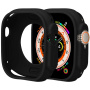Zaščitni silikonski etui Apple Watch Ultra 49mm - črn