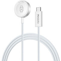 Yesido DS36 magnetni polnilni kabel - USB-C na magnetni plošček za Apple Watch - 1 m - bel