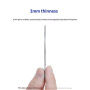 Samolepilni MagSafe obroč za iPhone - srebrn