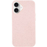 Maten ekološko razgradljiv ovitek za iPhone 16 Plus - roza
