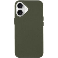 Maten ekološko razgradljiv ovitek za iPhone 16 Plus - oliven