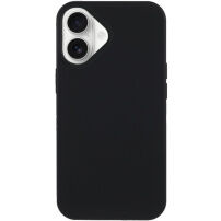 Maten ekološko razgradljiv ovitek za iPhone 16 Plus - črn
