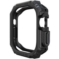 Odporen etui z vzorcem karbonskih vlaken za Apple Watch Ultra 49mm - črna