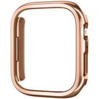 Kovinski zaščitni ovitek za Apple Watch 41mm - roza-zlato