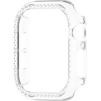 Sijoč etui s kamenčki za Apple Watch 44mm - prozoren