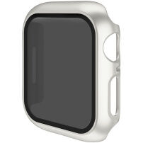 Metalni etui s kaljenim Anti-Spy steklom za Apple Watch 41mm - starlight