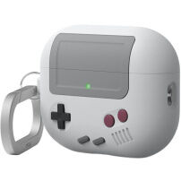 ELAGO AW5 Retro ovitek s karabinom v slogu igralne konzole za AirPods Pro 3 - siv