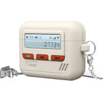 ELAGO Pager ovitek v slogu pagerja za AirPods 4 / 5 - bež