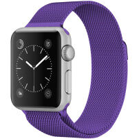 Kovinski jermen milan poteza za Apple Watch 42mm / 41mm / 40mm / 38mm - vijolična