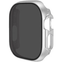 Kovinski etui s kaljenim Anti-Spy steklom za Apple Watch Ultra 49mm - srebrn