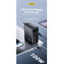 ESSAGER ES-CD37 adapter za hitro polnjenje z vrati 2x USB-C / 2x USB-A - 100W - črn