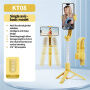 KT08 Bluetooth selfie palica s tripodom in Gimbal stabilizatorjem za iPhone - rumena