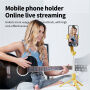 KT08 Bluetooth selfie palica s tripodom in Gimbal stabilizatorjem za iPhone - rumena