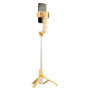KT08 Bluetooth selfie palica s tripodom in Gimbal stabilizatorjem za iPhone - rumena