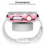 xDfind etui posut s kamenčki s kaljenim steklom za Apple Watch 44mm - starlight