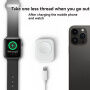 xDfind mini prenosni brezžični polnilnik za Apple Watch - črn