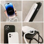 Silikonski ovitek z vrvico za iPhone 16 - moder