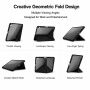 XDcase etui z origami stojalom in prostorom za Apple Pencil za iPad Air 13" (2024-2026) / Pro 12,9" (2018-2022) - črno