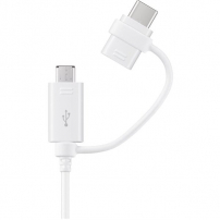 Originalni Samsung podatkovni kabel USB-A / USB-C / micro USB - 1,5 m - bela