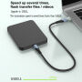 Avdio, polnilna in podatkovna redukcija - USB-C na USB-A - siva