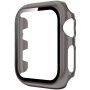 Prozoren ovitek s kaljenim steklom za Apple Watch 42mm - siva