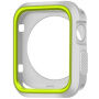 Zaščitna silikonska torbica za Apple Watch 38mm - bílo - zelena