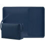 Ovitek 2v1 s stojalom in torbico za dodatke za iPad do 13" / MacBook do 14" - temno moder