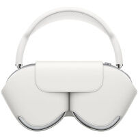 XDcase zaščitni ovitek iz PU usnja za AirPods Max 1 / 2 - bel