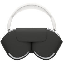 XDcase zaščitni ovitek iz PU usnja za AirPods Max 1 / 2 - črn