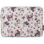 Torba z retro cvetličnim vzorcem za iPad do 11" / MacBook do 12" - bež