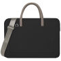 Torba v stilu torbice s paščkom za iPad do 13" / MacBook do 14" - črna