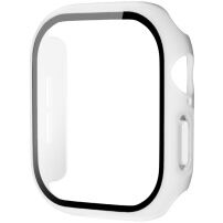 xDfind mat etui s kaljenim steklom za Apple Watch 46mm - bel
