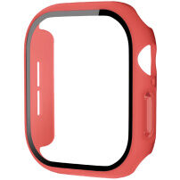 xDfind mat etui s kaljenim steklom za Apple Watch 46mm - rdeč