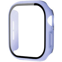 xDfind mat etui s kaljeno steklo za Apple Watch 46mm - vijoličen