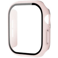xDfind mat etui s kaljenim steklom za Apple Watch 42mm (Series 10 / 11) - roza