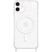 Prozoren ovitek z nastavki za vrvico in MagSafe za iPhone 11 - prozoren