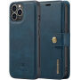 DG.Ming 2v1 snemljiva preklopna torbica za iPhone 12 Pro Max - temno modra