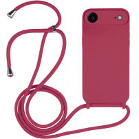 Silikonski ovitek z vrvico za iPhone Air - malinast
